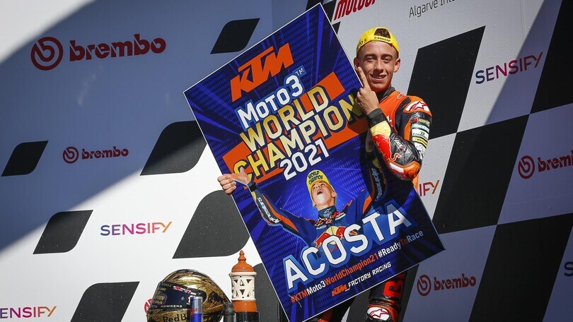 Moto3 Portimao, Acosta: “ll giorno più bello, Stoner e Schwantz i miei idoli”