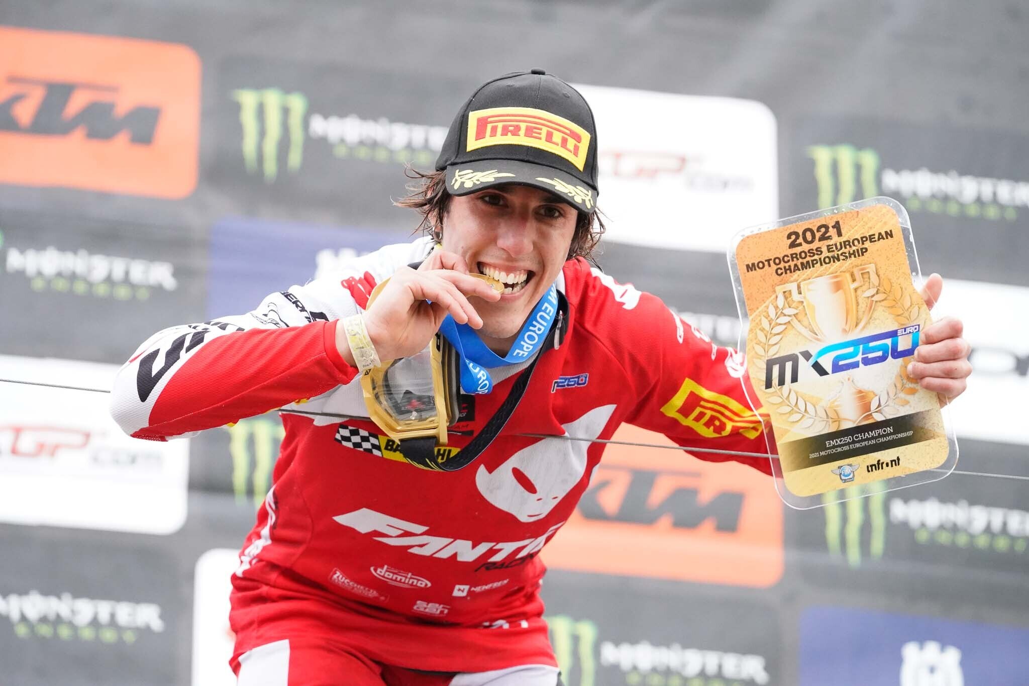 EMX250: Lapucci vince gara due e sale sul podio da Campione