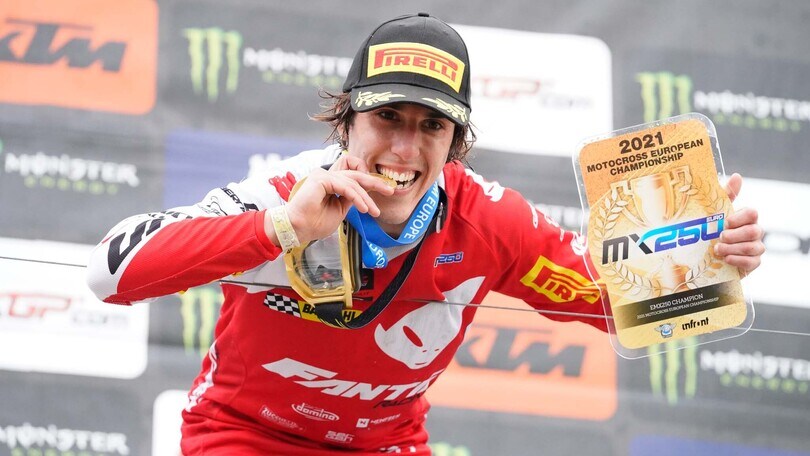 EMX250: Lapucci vince gara due e sale sul podio da Campione