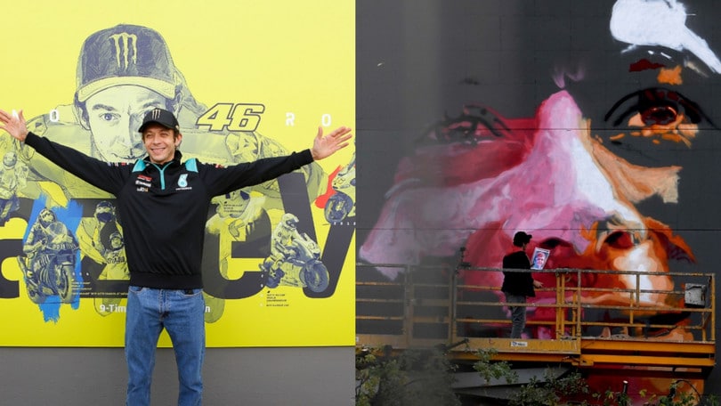 MotoGP: dai piloti al murales, quanti omaggi per Valentino Rossi