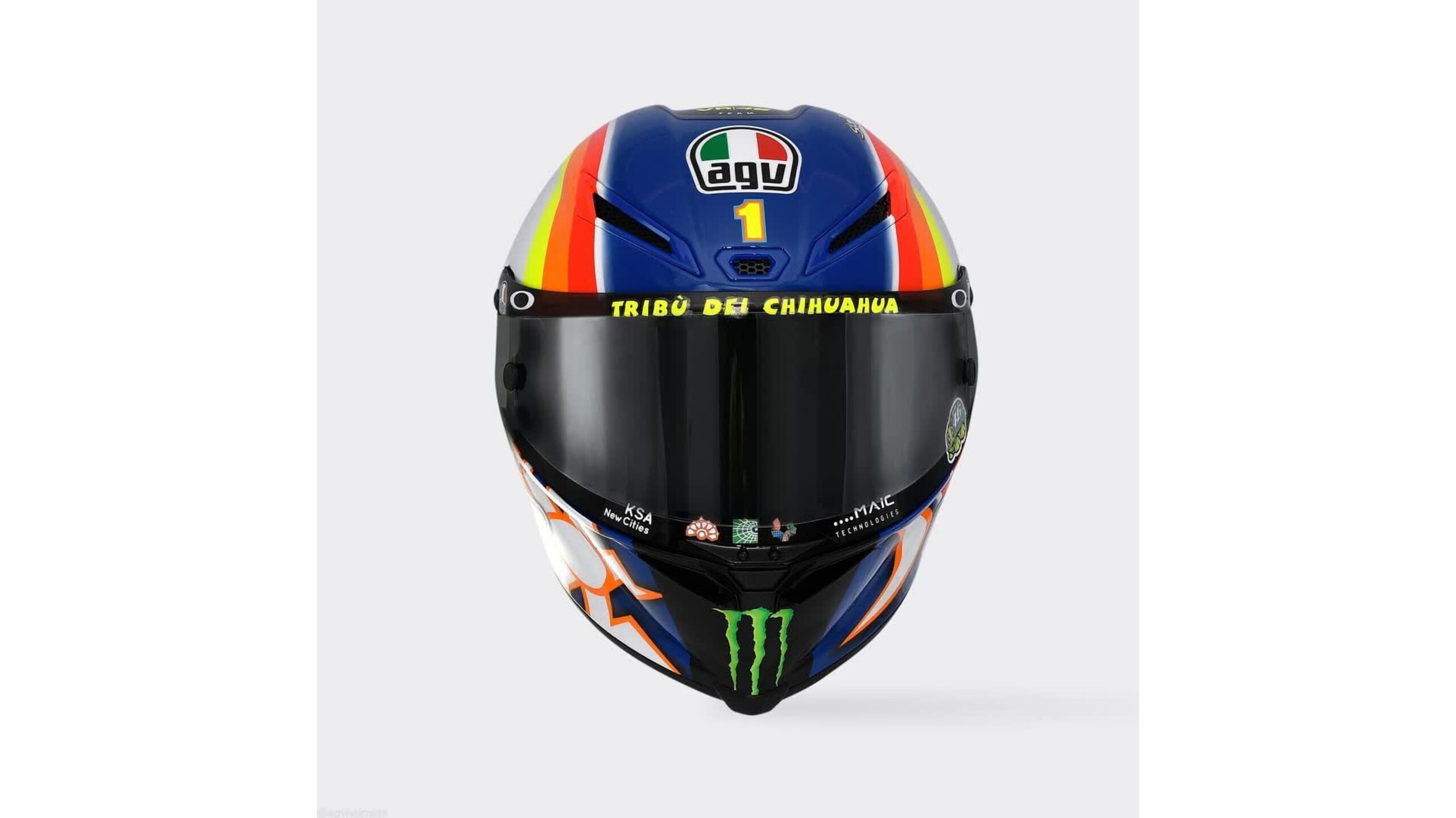 MotoGP: i piloti dell'Academy in pista a Valencia con i caschi di Valentino Rossi