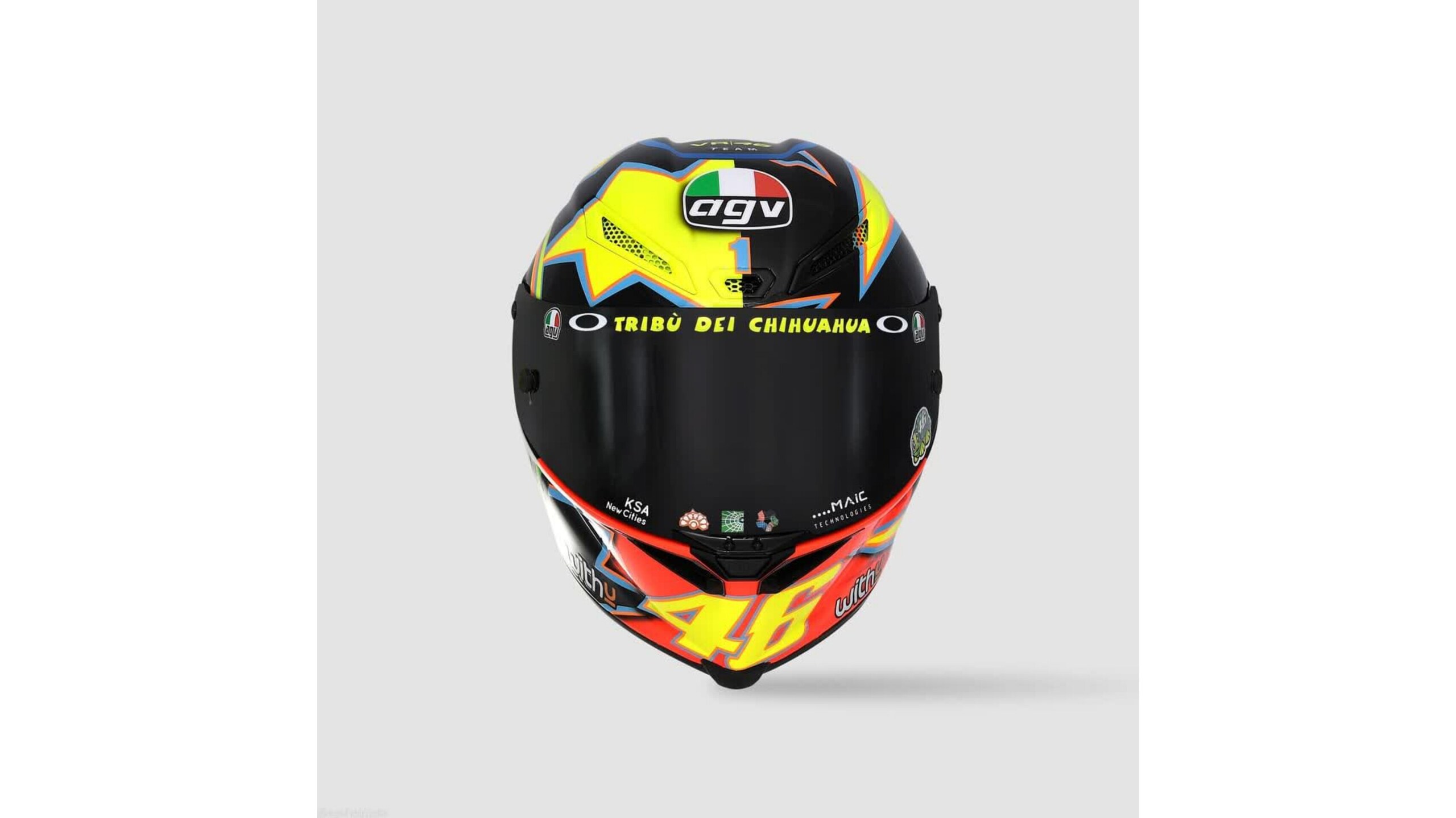 MotoGP: i piloti dell'Academy in pista a Valencia con i caschi di Valentino Rossi