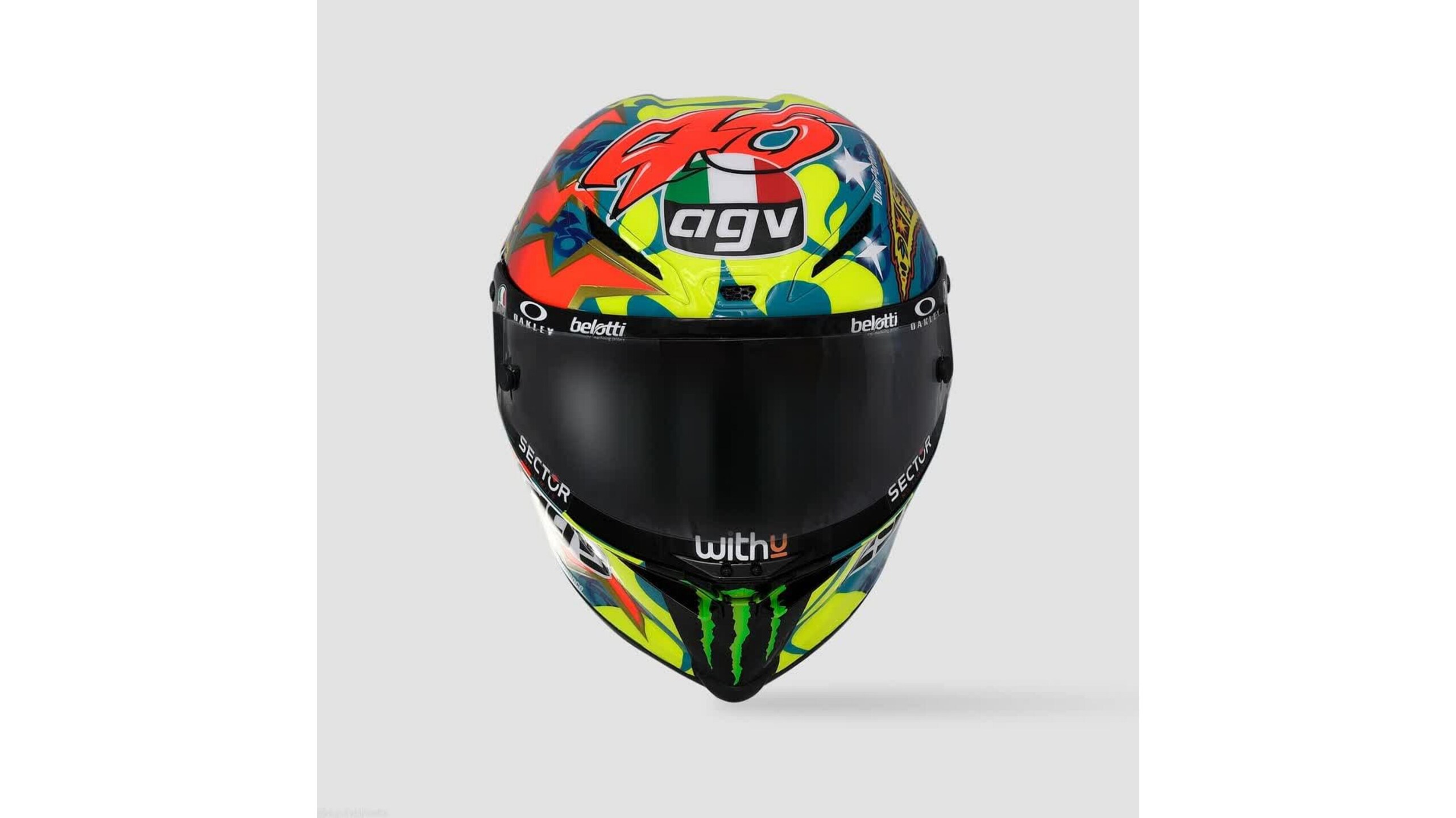 MotoGP: i piloti dell'Academy in pista a Valencia con i caschi di Valentino Rossi
