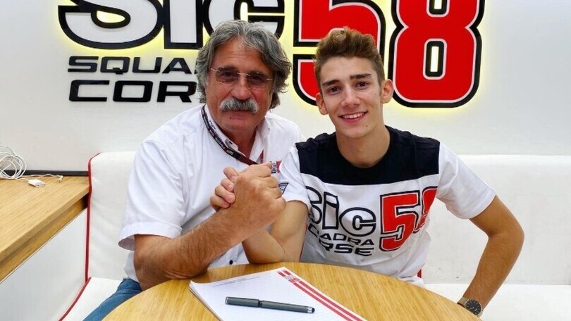 Moto3: Riccardo Rossi e Sic58 Squadra Corse insieme nel 2022