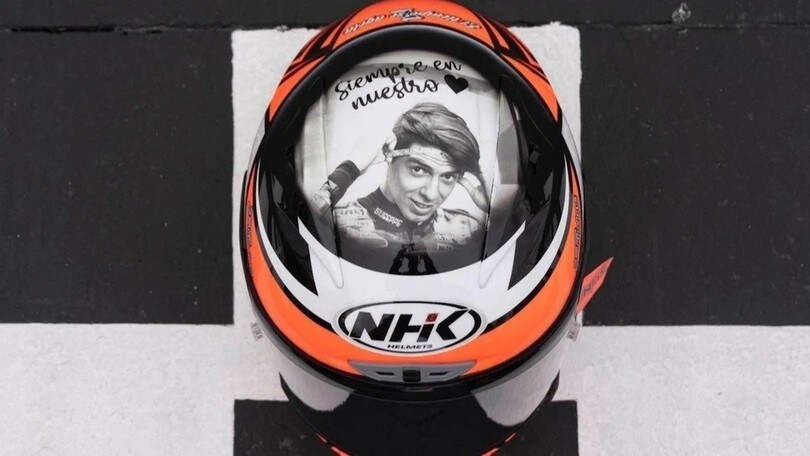 CEV: Ivan Ortola’s special helmet in memory of Dean Berta Viñales