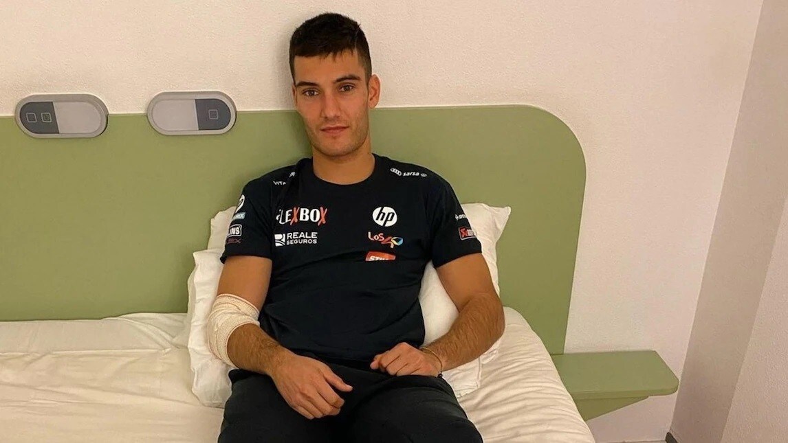 Moto2: Navarro sustains a fracture during the Jerez test