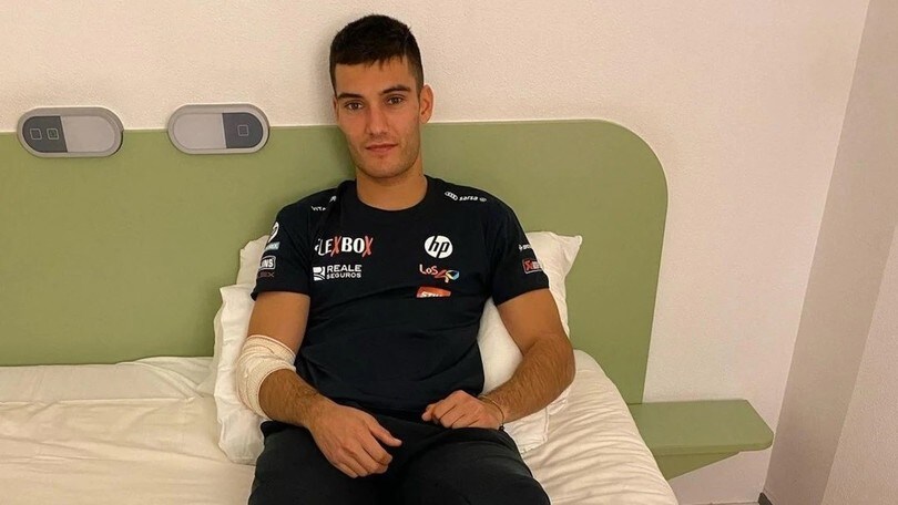 Moto2: Navarro sustains a fracture during the Jerez test