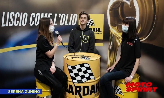 EICMA 2021, Liscio come l'olio by Bardahl: Luca Marini