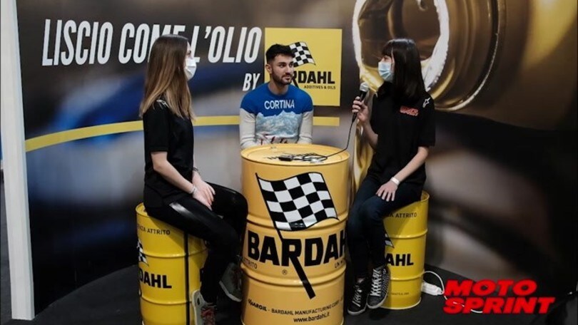 EICMA 2021, Liscio come l'olio by Bardahl: Dennis Foggia