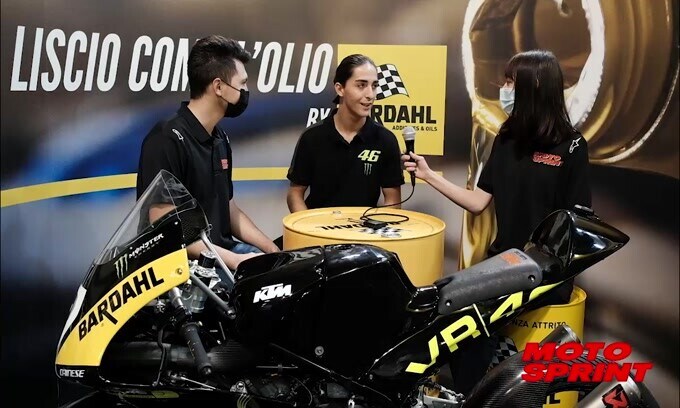 EICMA 2021, Liscio come l'olio by Bardahl: Elia Bartolini