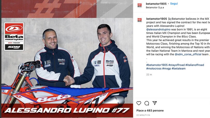 Alessandro Lupino e Betamotor in MXGP