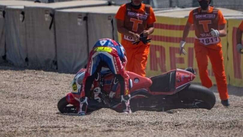 WorldSBK, Bautista 2021 "crash king"