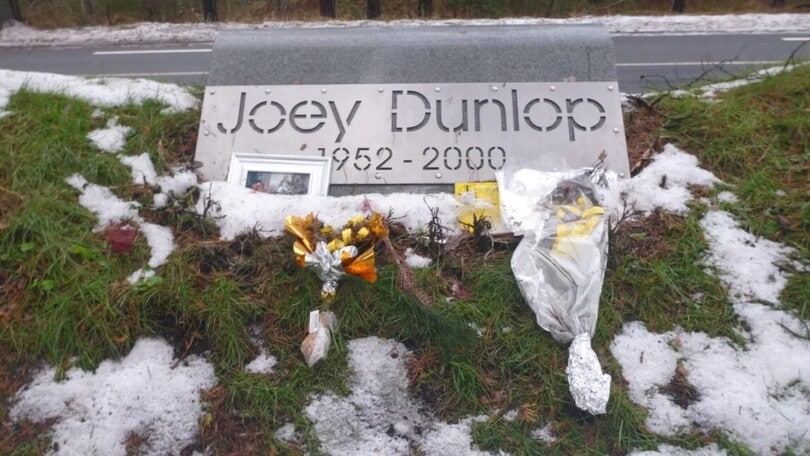 Road Races: the Joey Dunlop Memorial in Tallinn has been vandalised