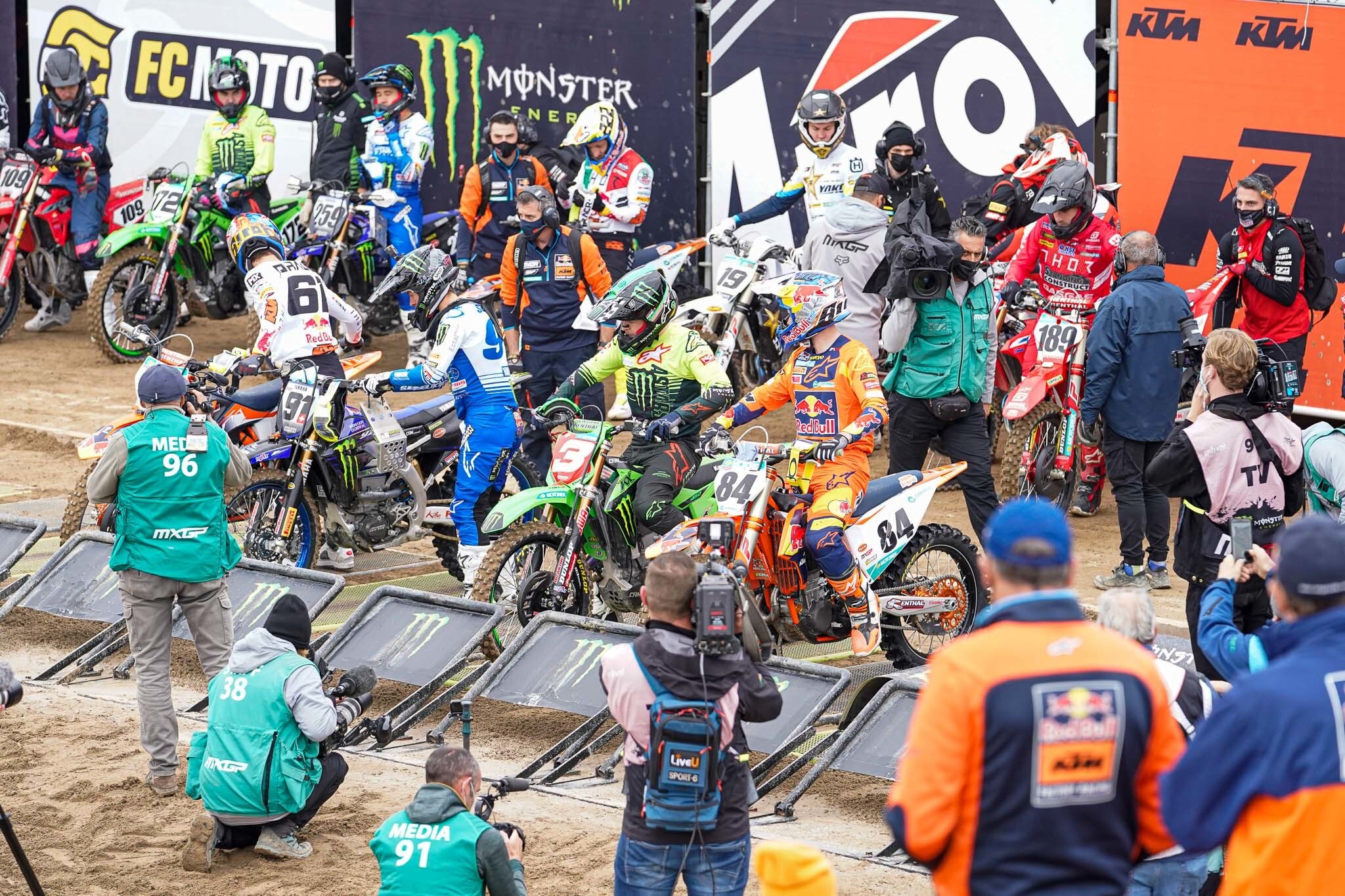 MXGP: l'elenco dei team iscritti per il 2022