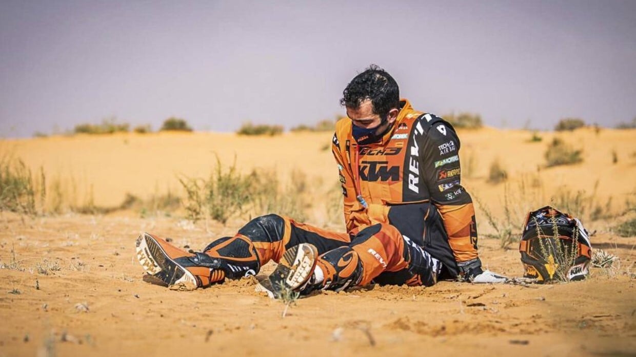 Le foto delle prime, intense, giornate di Danilo Petrucci alla Dakar