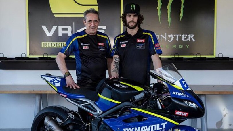 SSP, ufficiale: Stefano Manzi in Dynavolt Triumph con Hannes Soomer