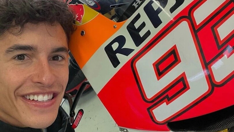 MotoGP, Marc Marquez back on an RC213V-S: a first step towards his return