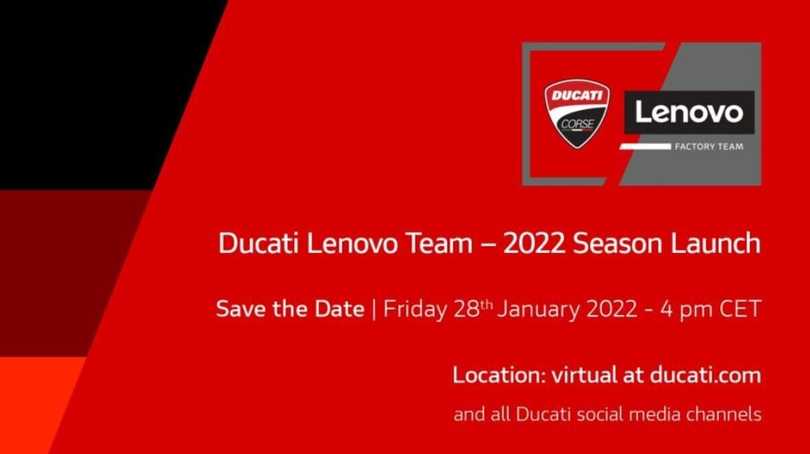 MotoGP, Ducati lancia virtualmente la stagione 2022