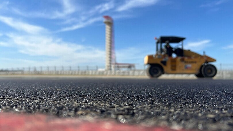 MotoGP, Austin gets a new look: fresh asphalt and no more bumps