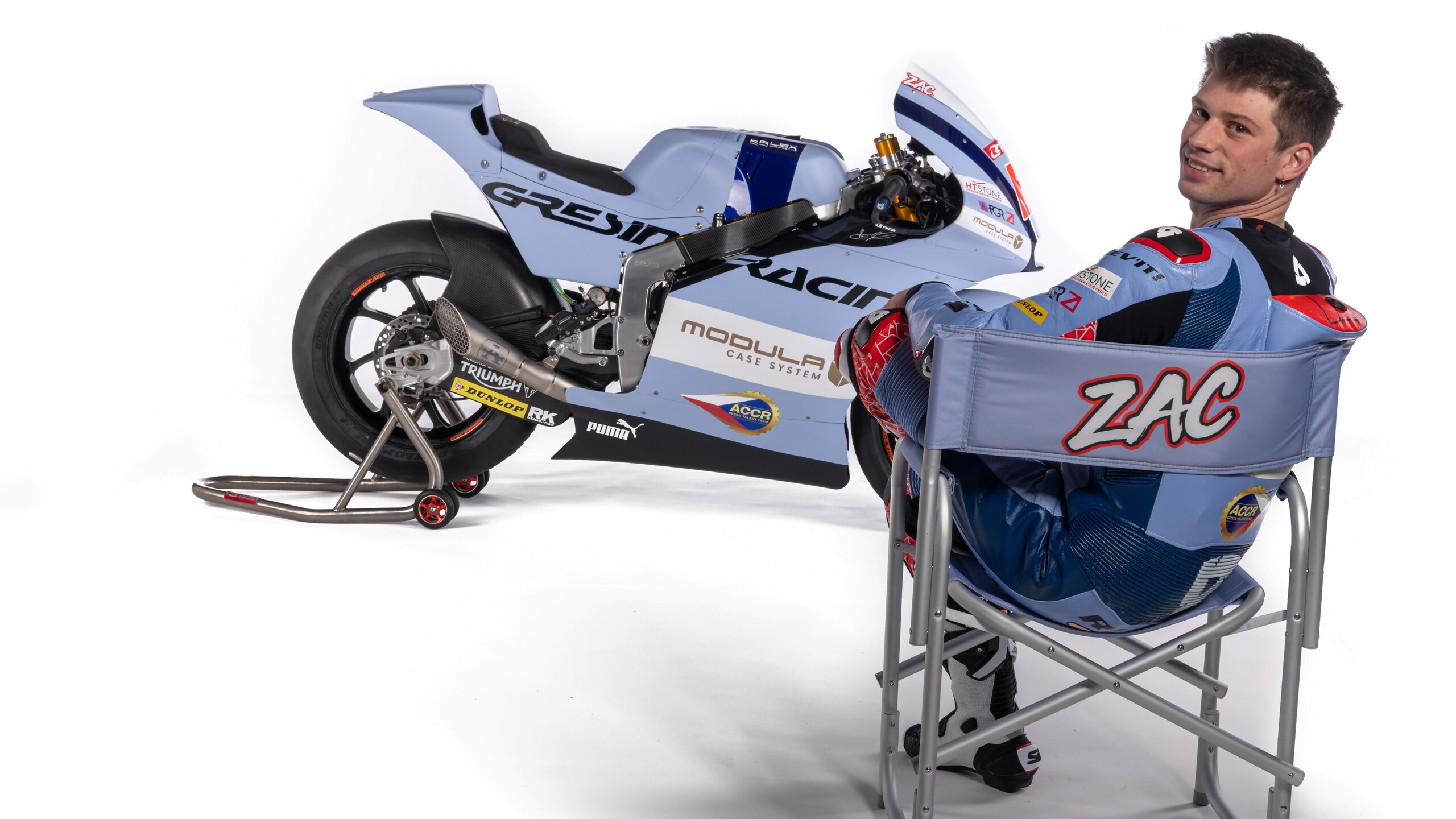 Moto2: Zaccone e Salac svelano le Kalex del Team Gresini