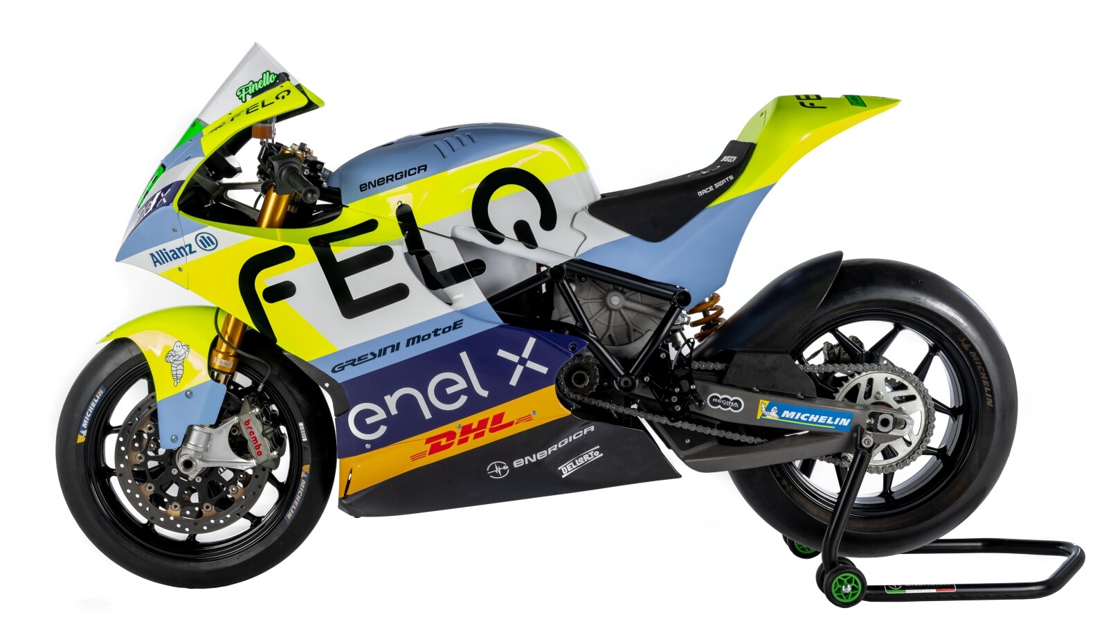 MotoE: Ferrari e Finello presentano la livrea 2022 del Team Gresini