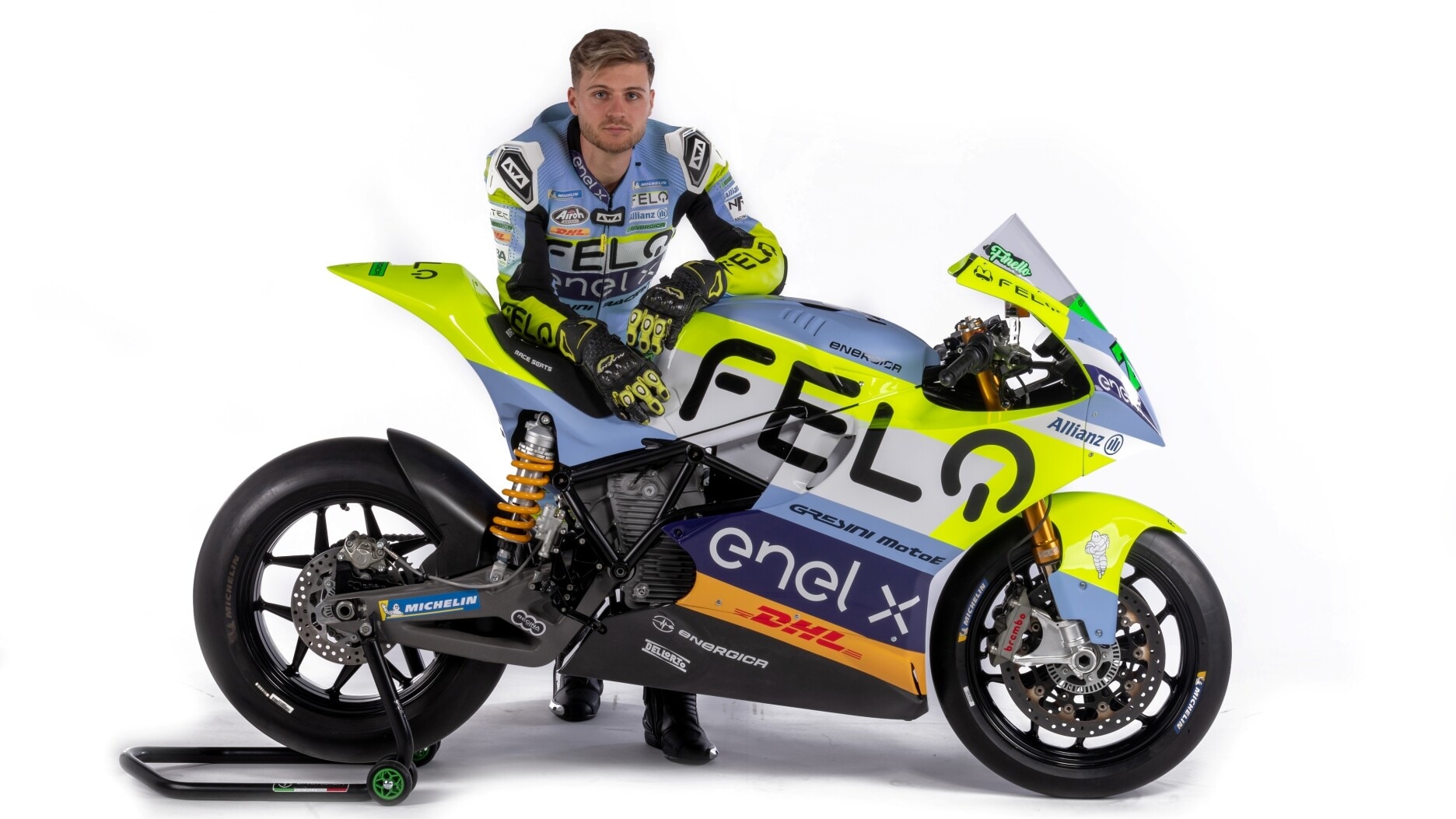 MotoE: Ferrari e Finello presentano la livrea 2022 del Team Gresini