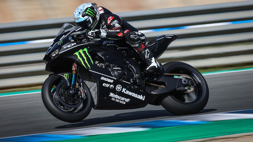 SBK, test Jerez: Jonathan Rea chiude al comando, davanti Lowes