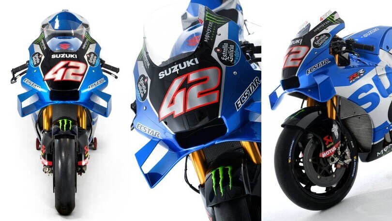 MotoGP: Monster Energy porta il nero sulle Suzuki di Mir e Rins