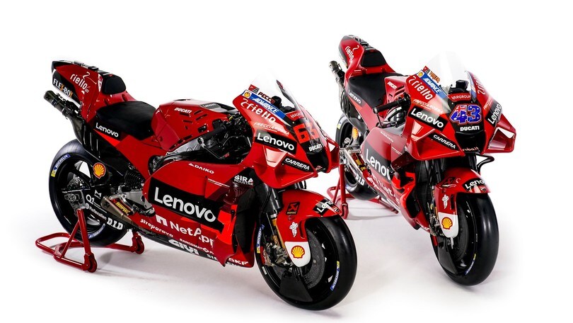 MotoGP: ecco le Ducati Desmosedici GP 2022 di Miller e Bagnaia