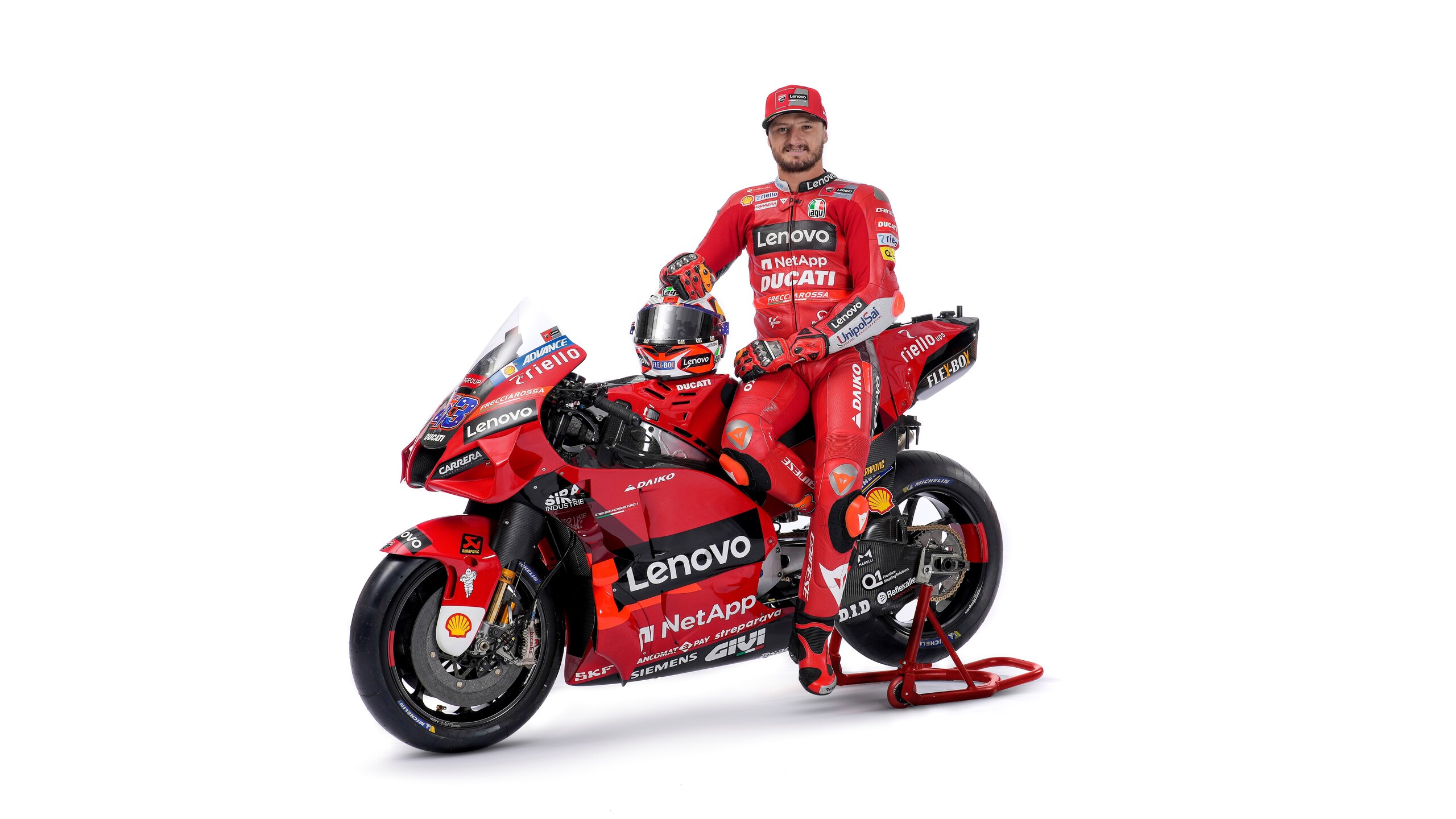 MotoGP: Jack Miller in posa con la nuova Ducati Desmosedici GP