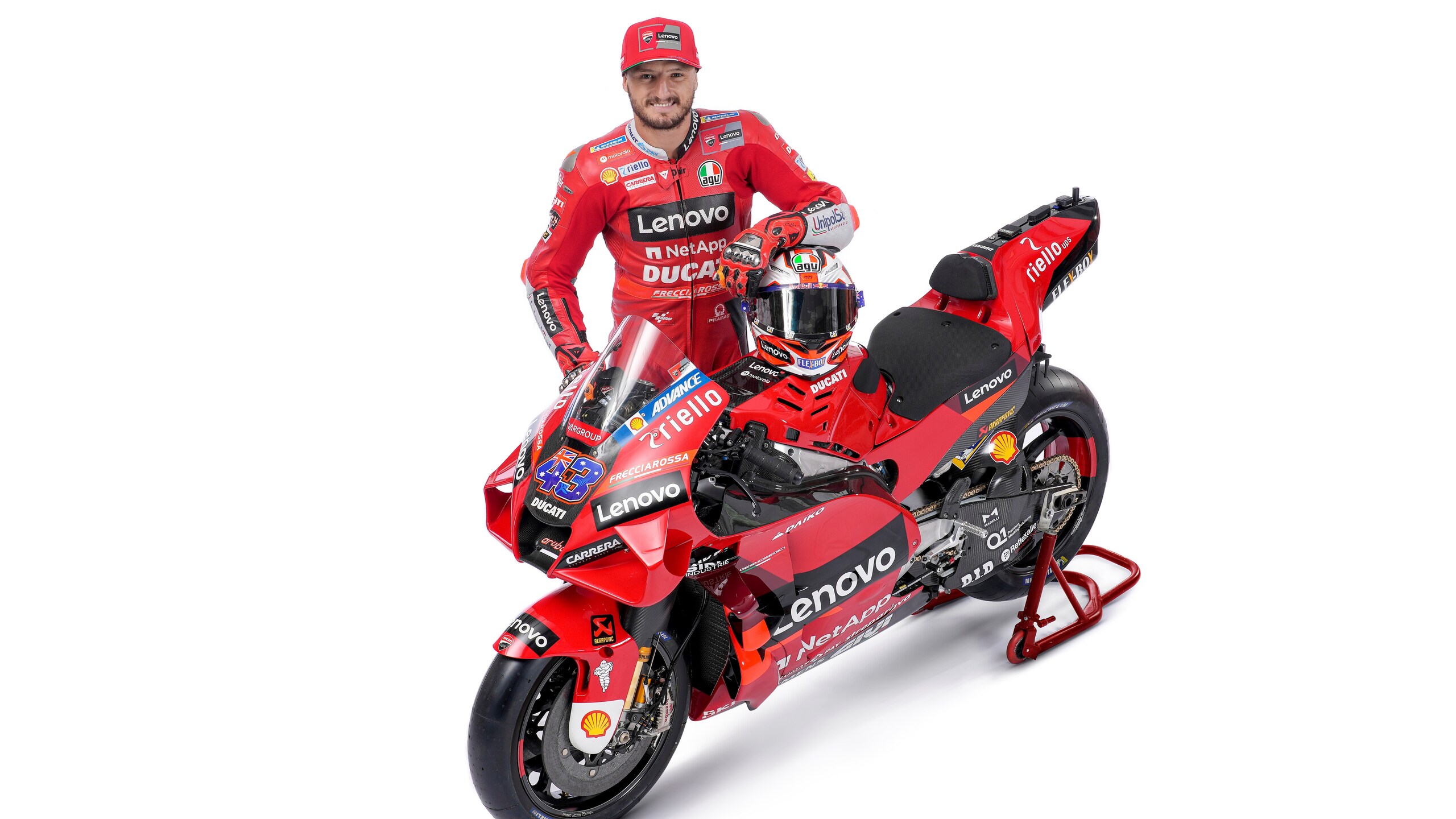 MotoGP: Jack Miller in posa con la nuova Ducati Desmosedici GP