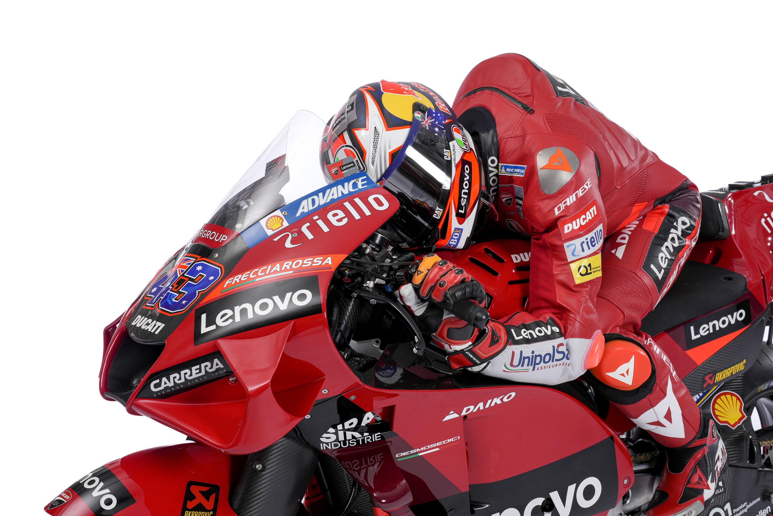 MotoGP: Jack Miller in posa con la nuova Ducati Desmosedici GP