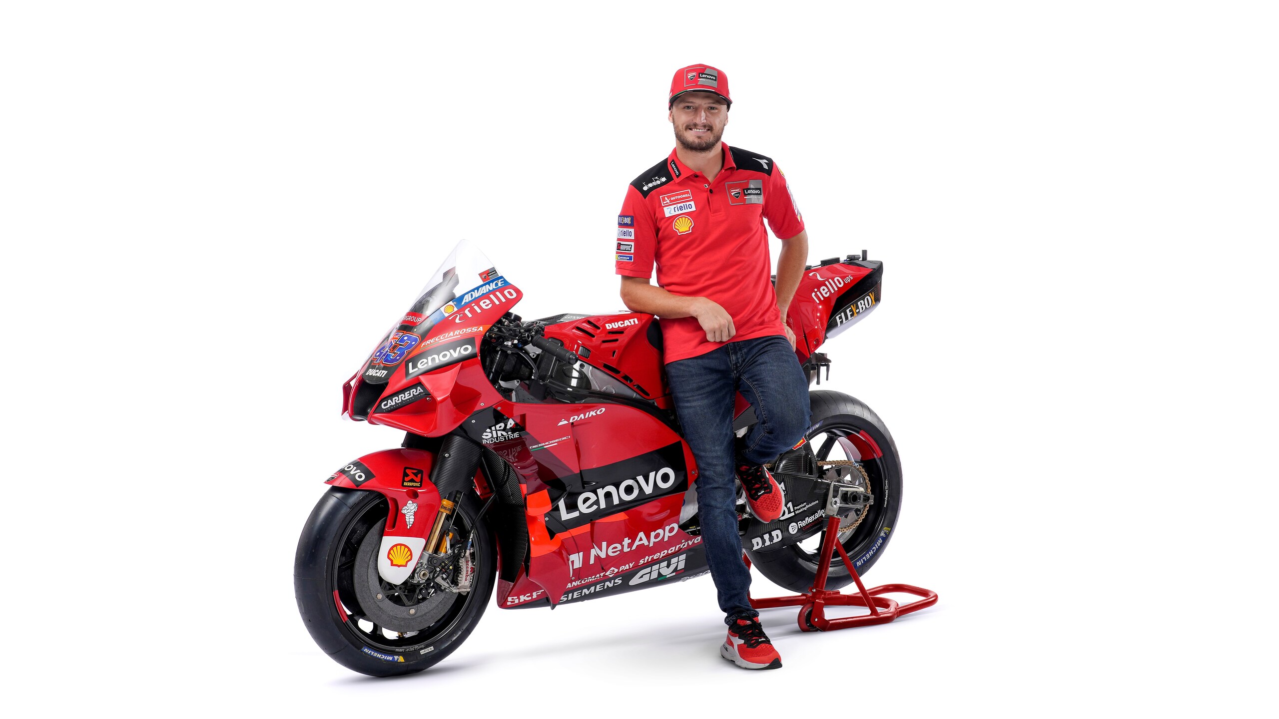 MotoGP: Jack Miller in posa con la nuova Ducati Desmosedici GP