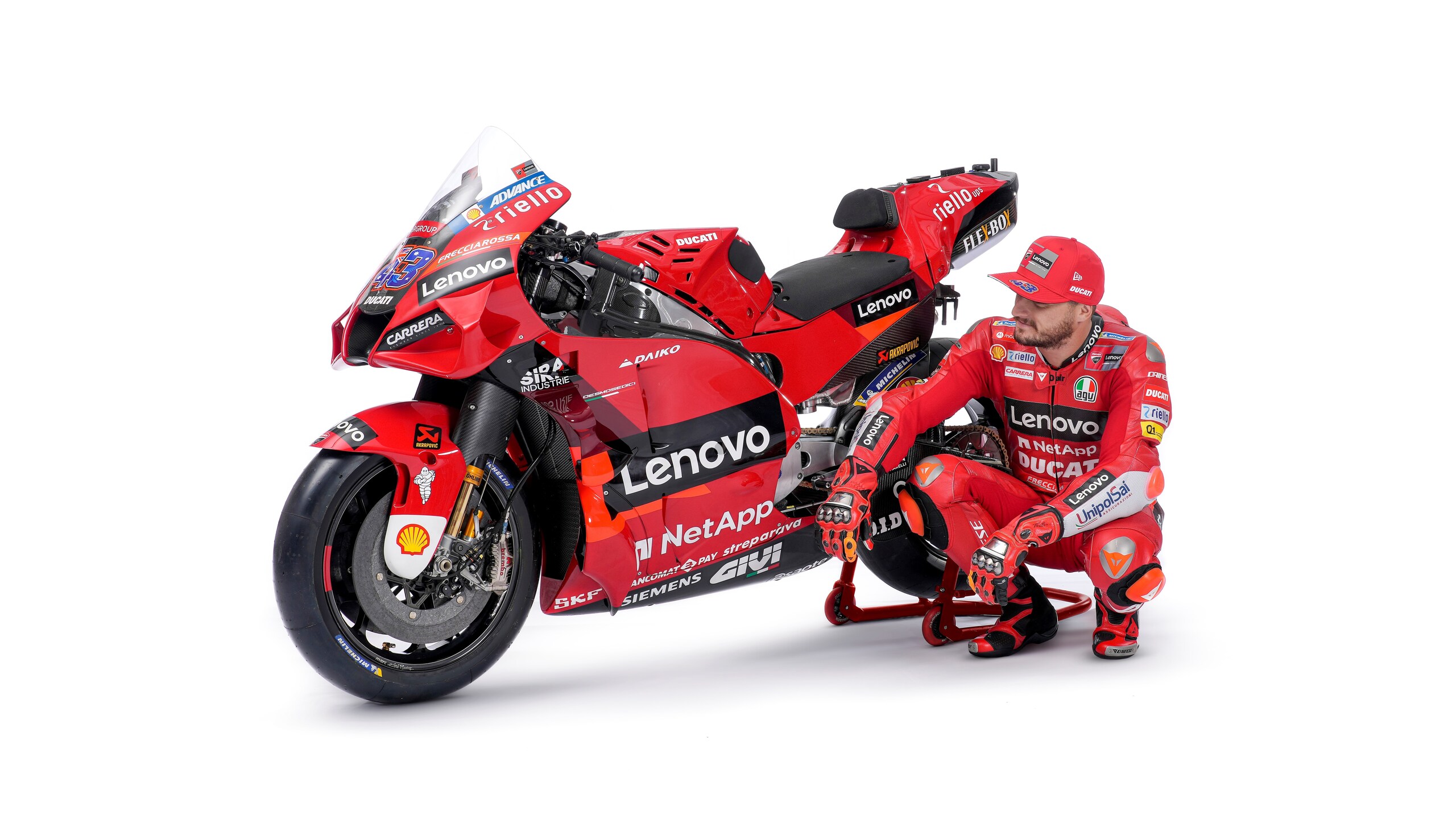 MotoGP: Jack Miller in posa con la nuova Ducati Desmosedici GP