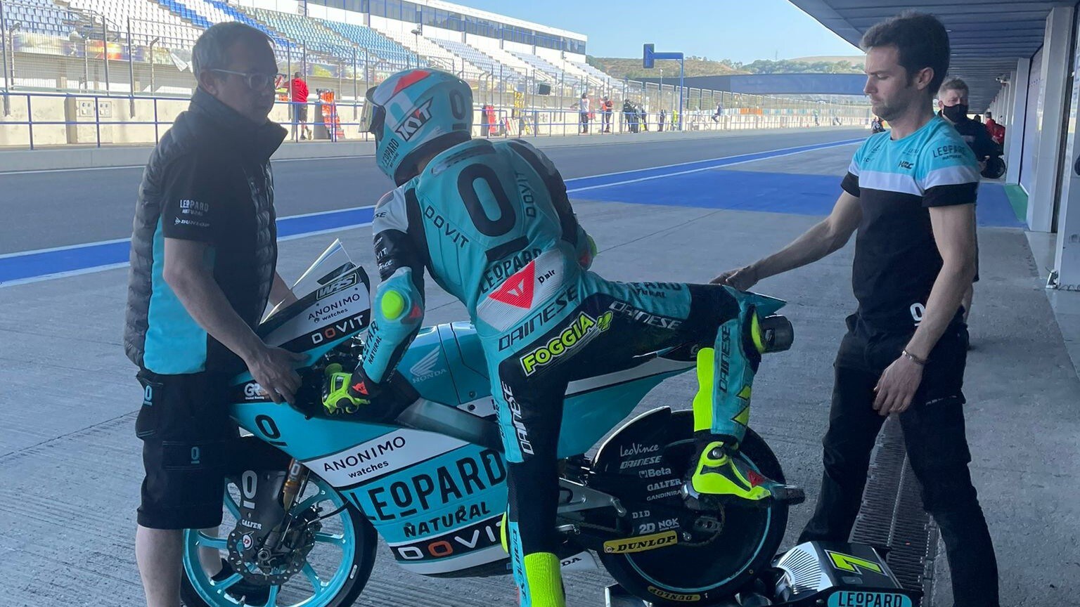Test Jerez: Foggia svetta in Moto3, Chantra il più veloce in Moto2
