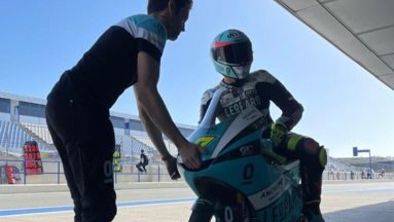 Test Jerez: Foggia guida l'Italia della Moto3, Migno incalza