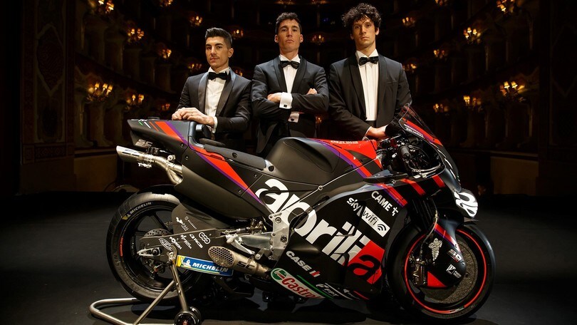 MotoGP, ecco la nuova Aprilia 2022