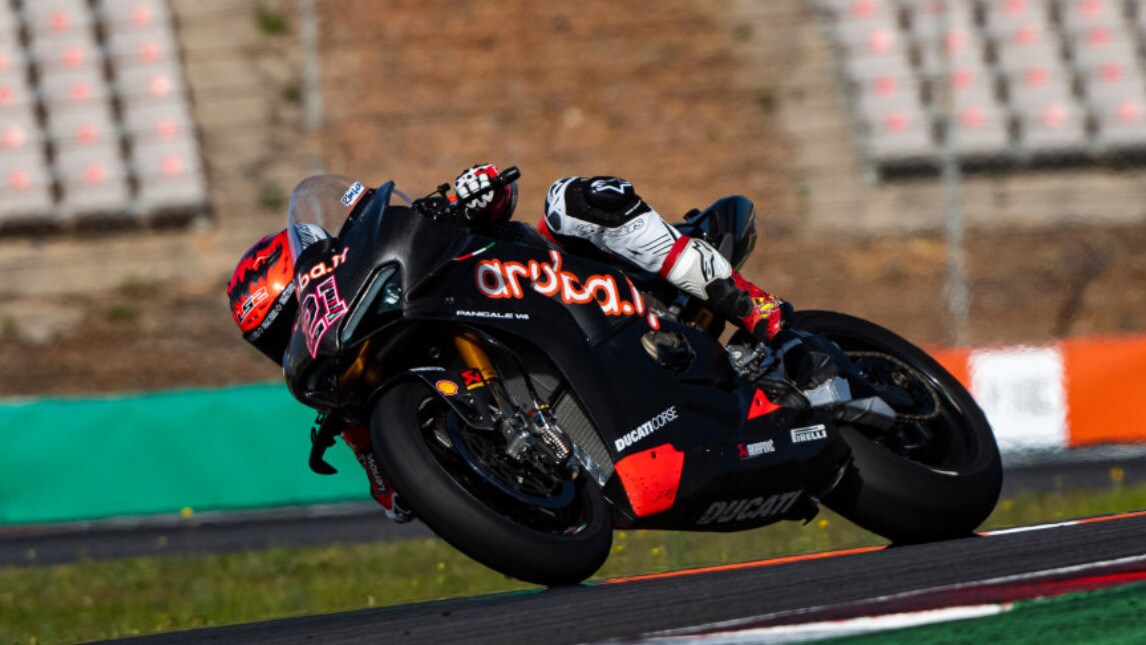 SBK, Test Portimao, Rinaldi: “Ci siamo tenuti qualcosa in tasca”