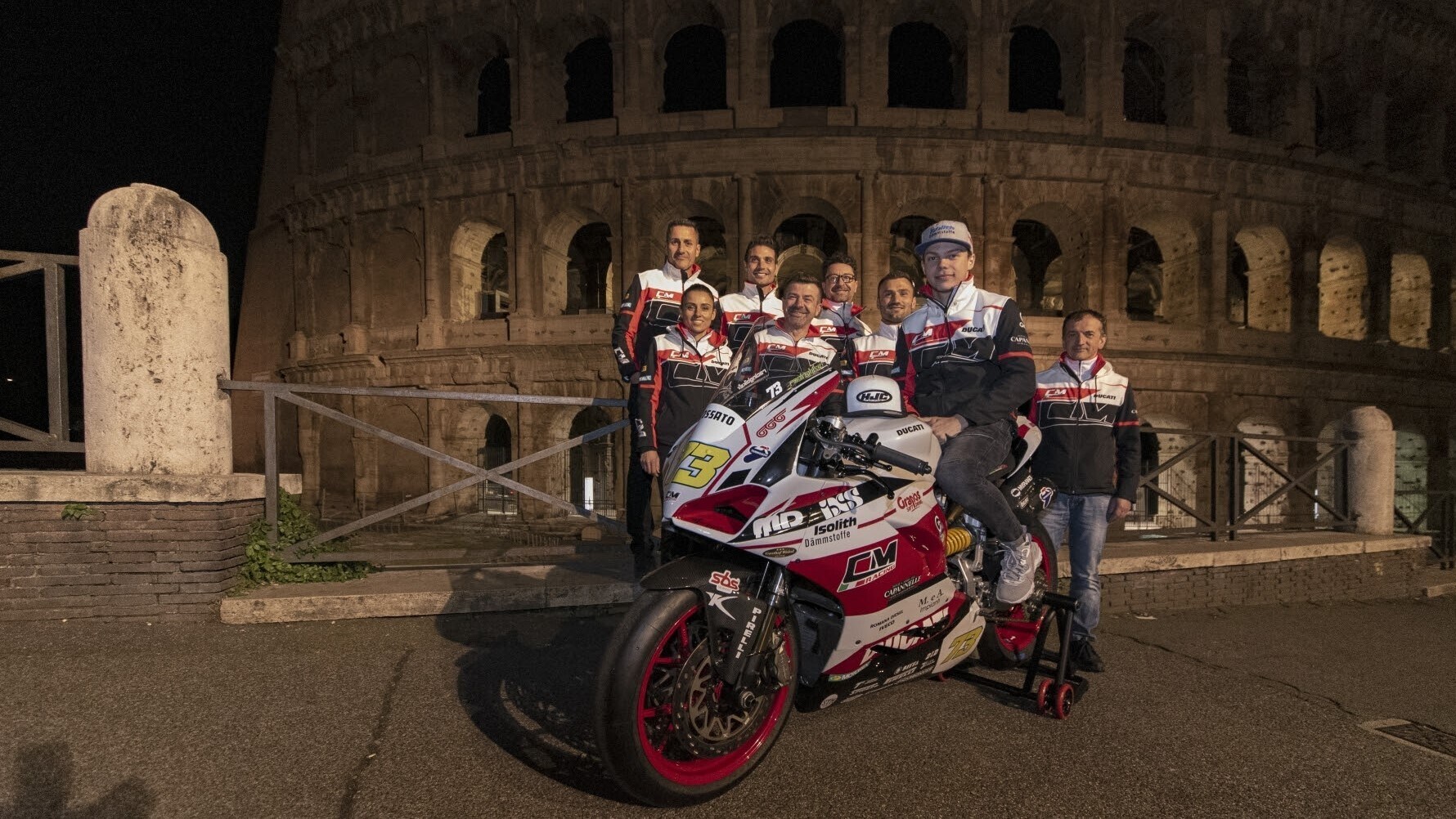SSP: CM Racing si presenta in grande stile, davanti al Colosseo
