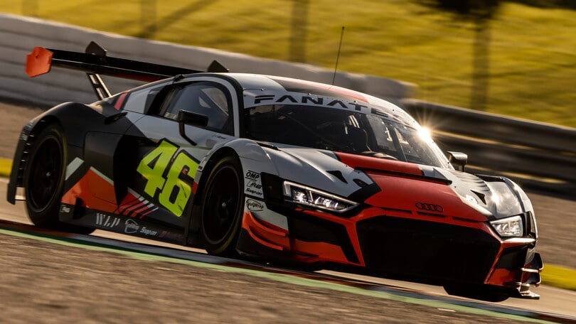 GT: ecco com'è andato il test di Valentino Rossi a Misano