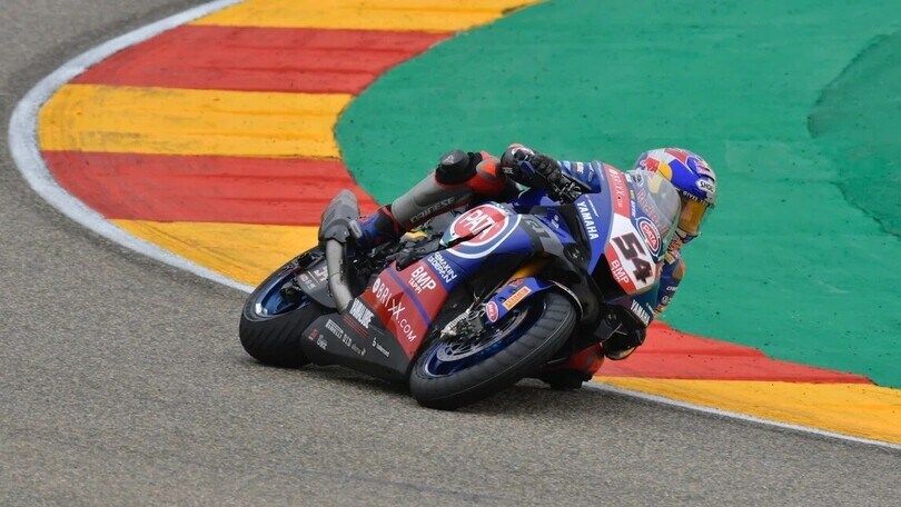 SBK: the Yamaha fleet is at Aragón for a two-day test