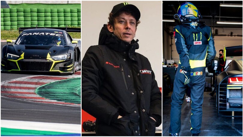 GT: la nuova vita di Rossi, tra l'Audi R8 e... vecchie abitudini