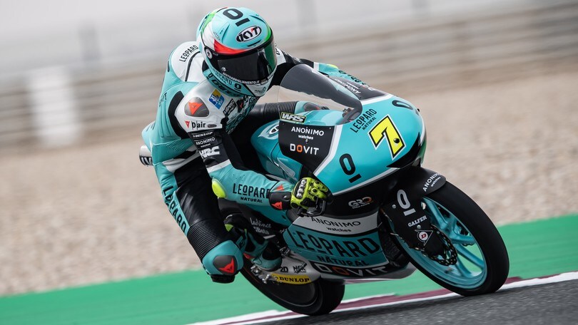 Moto3 GP Qatar, FP1: doppietta italiana al top, con Foggia davanti a Migno