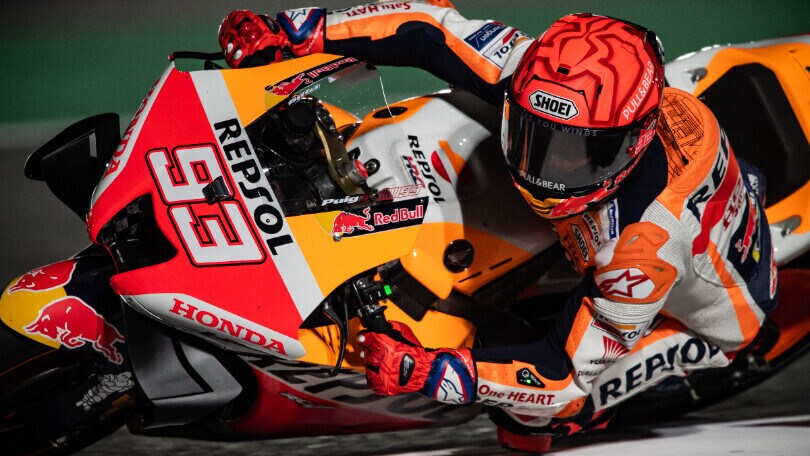 MotoGP Qatar: i 10 migliori scatti di Marc Marquez