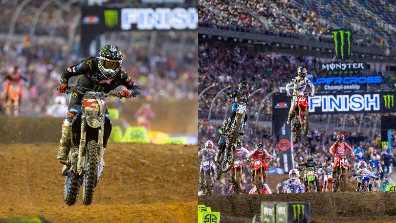 AMA Supercross, Daytona: Tomac e Lawrence sbancano l’evento nel triovale