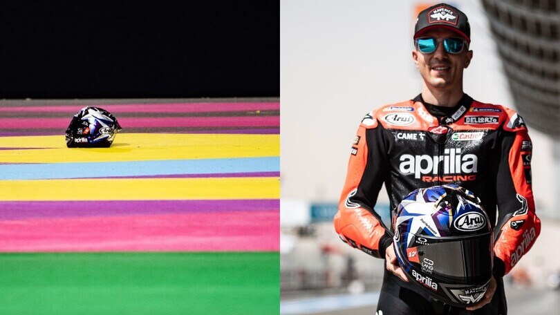 Top gun all'insegna del blu: il casco 2022 di Maverick Vinales