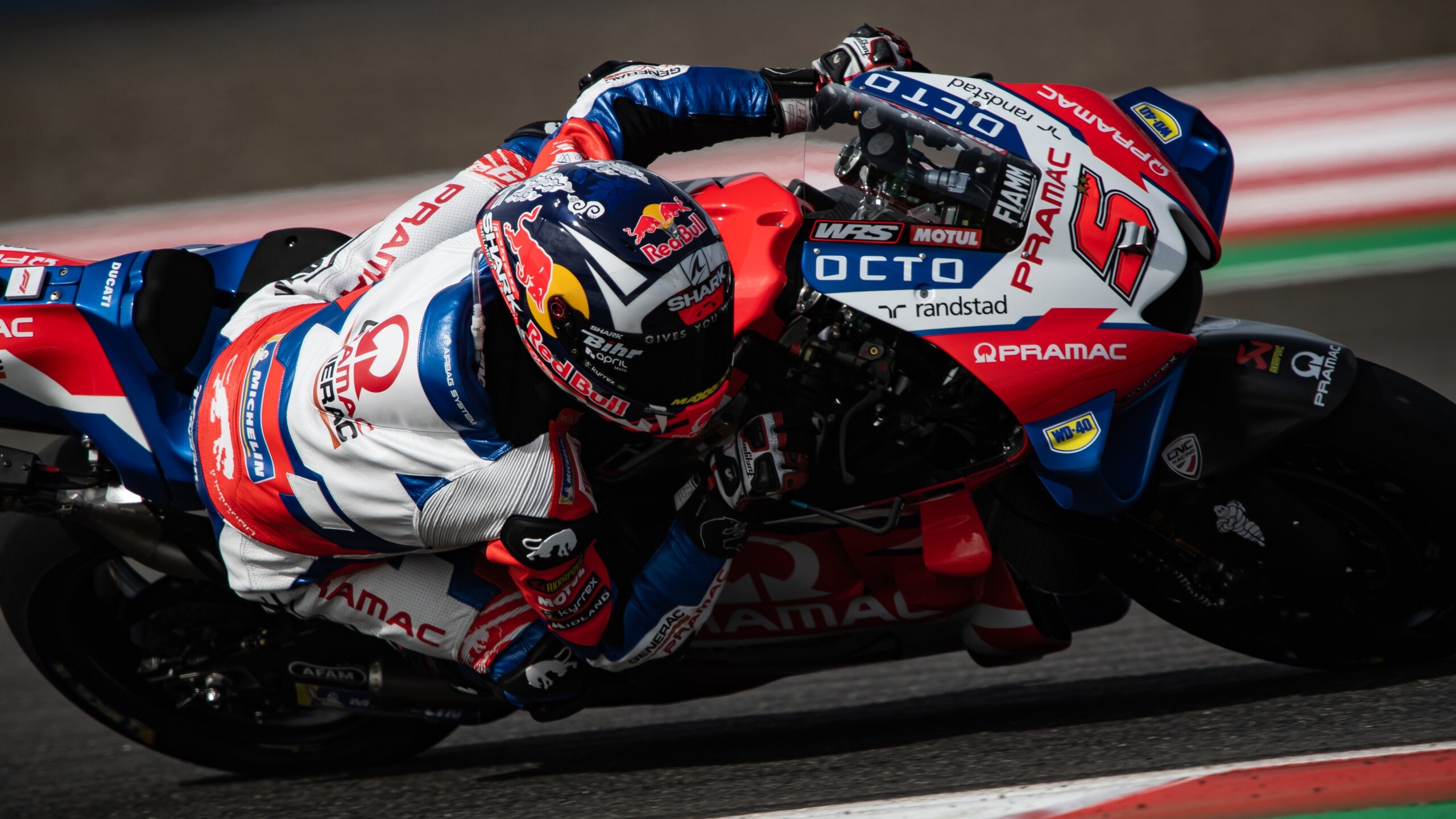 Zarco e Martin competitivi in Indonesia con la Ducati del team Pramac