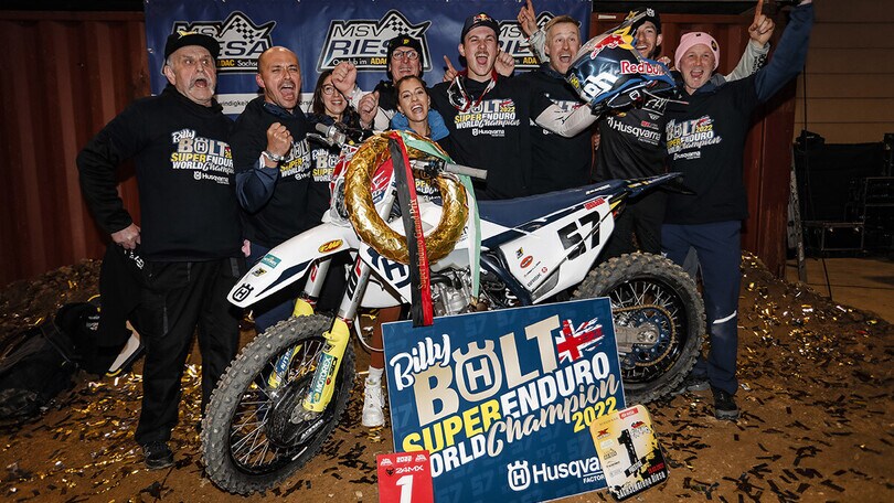 Billy Bolt  Campione del Mondiale Indoor SuperEnduro 2022