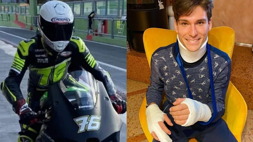 CIV SBK: Samuele Cavalieri salterà il round di Misano per infortunio