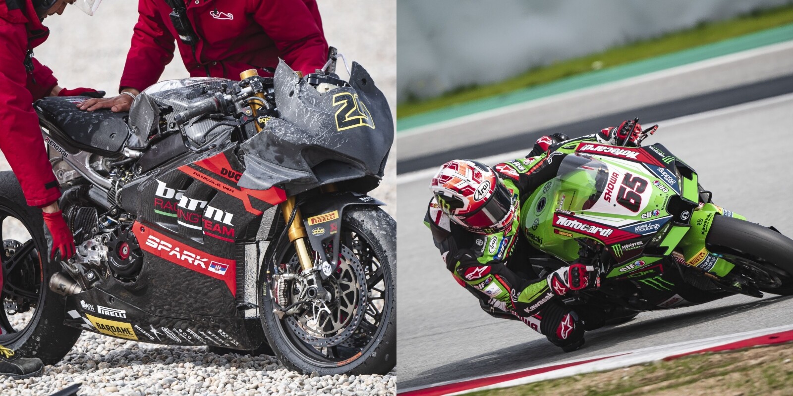 Spettacolo a Barcellona: le FOTO della prima giornata di test della SBK